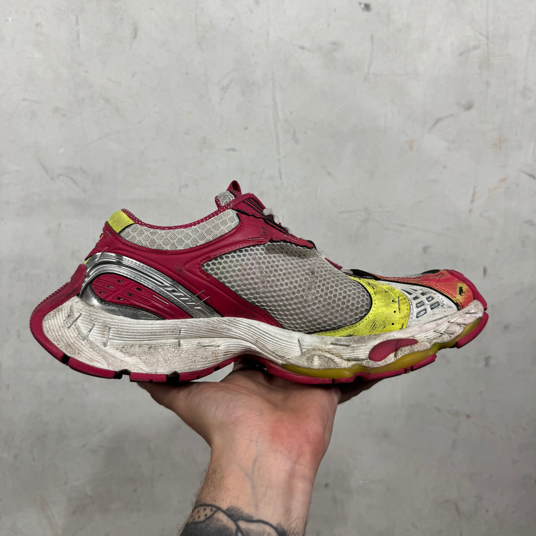 Balenciaga Magenta Stapler Sneakers