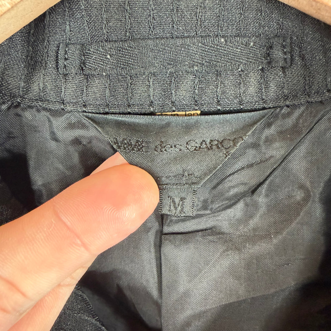 CDG Striped Flower Blazer