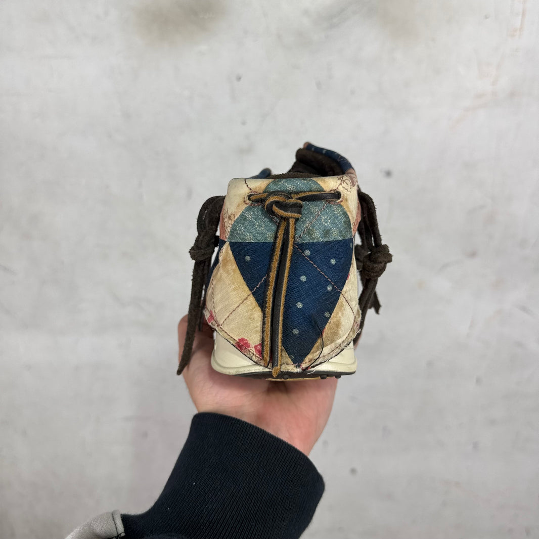 Visvim Brown Patchwork FBTs