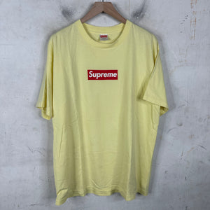 Supreme Yellow Red Box Logo T-Shirt