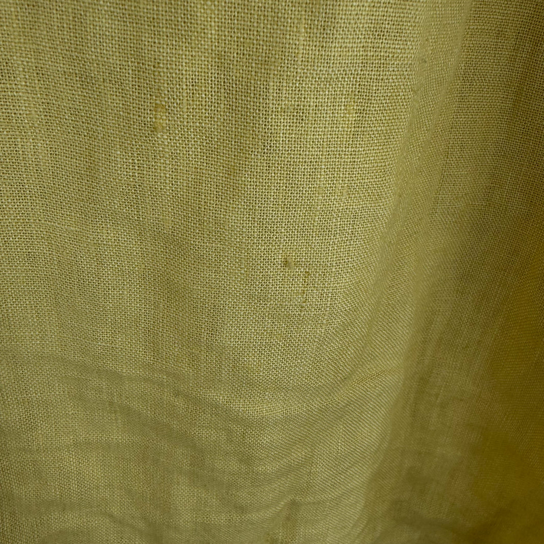 Bode Yellow Green Peak Embroidered Shirt