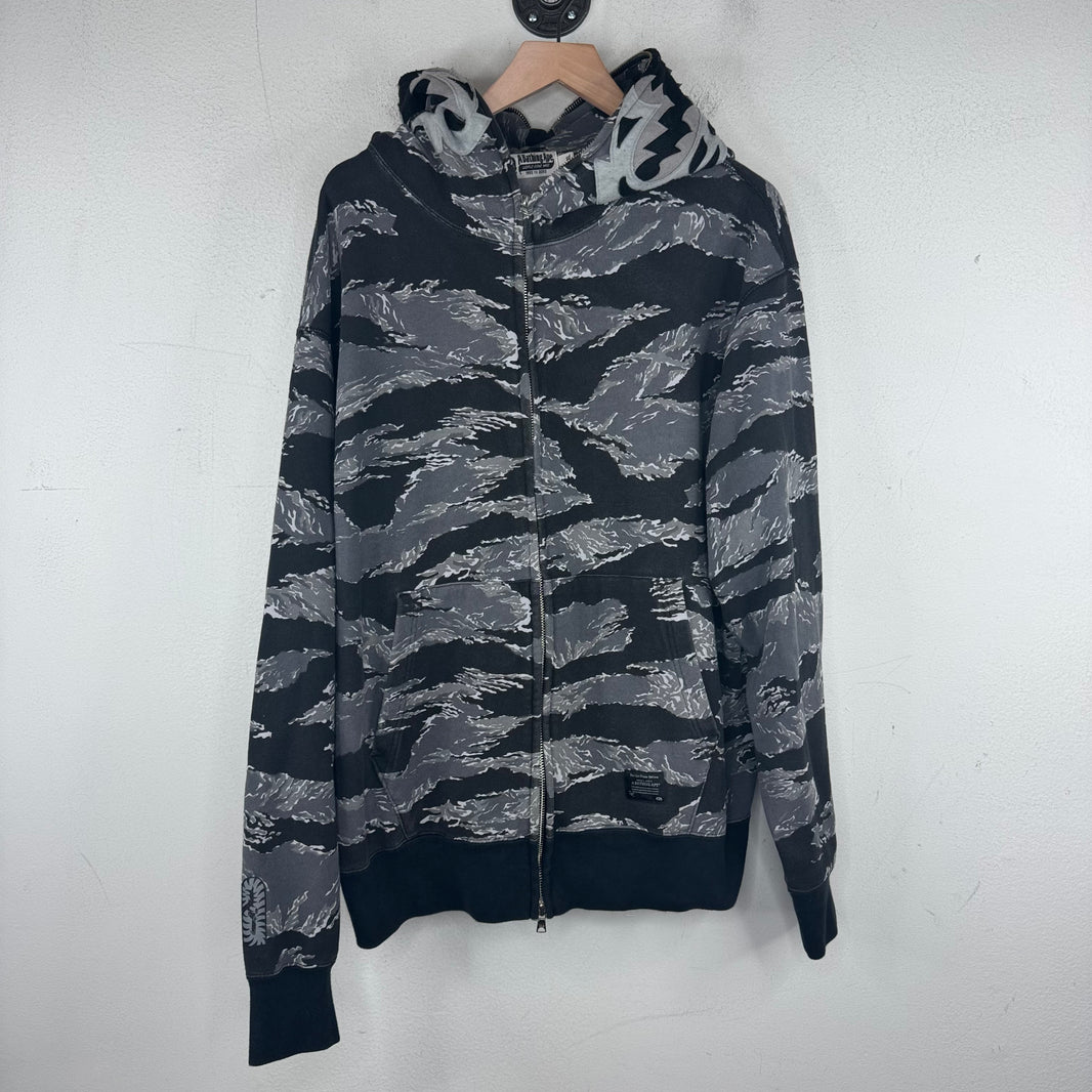 Bape Tiger Camo Tiger Full-Zip Hoodie