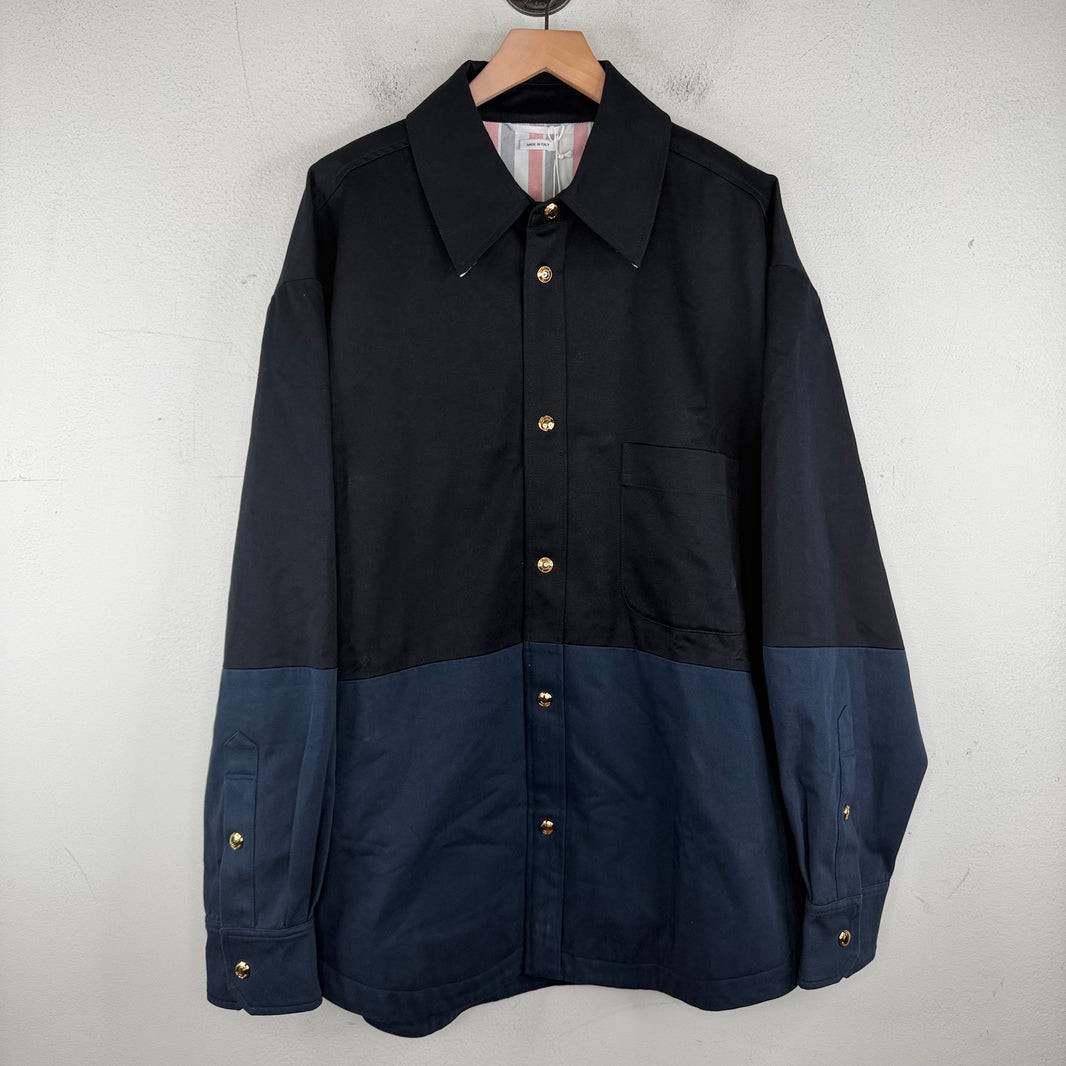 Thom Browne Two-Tone Coat