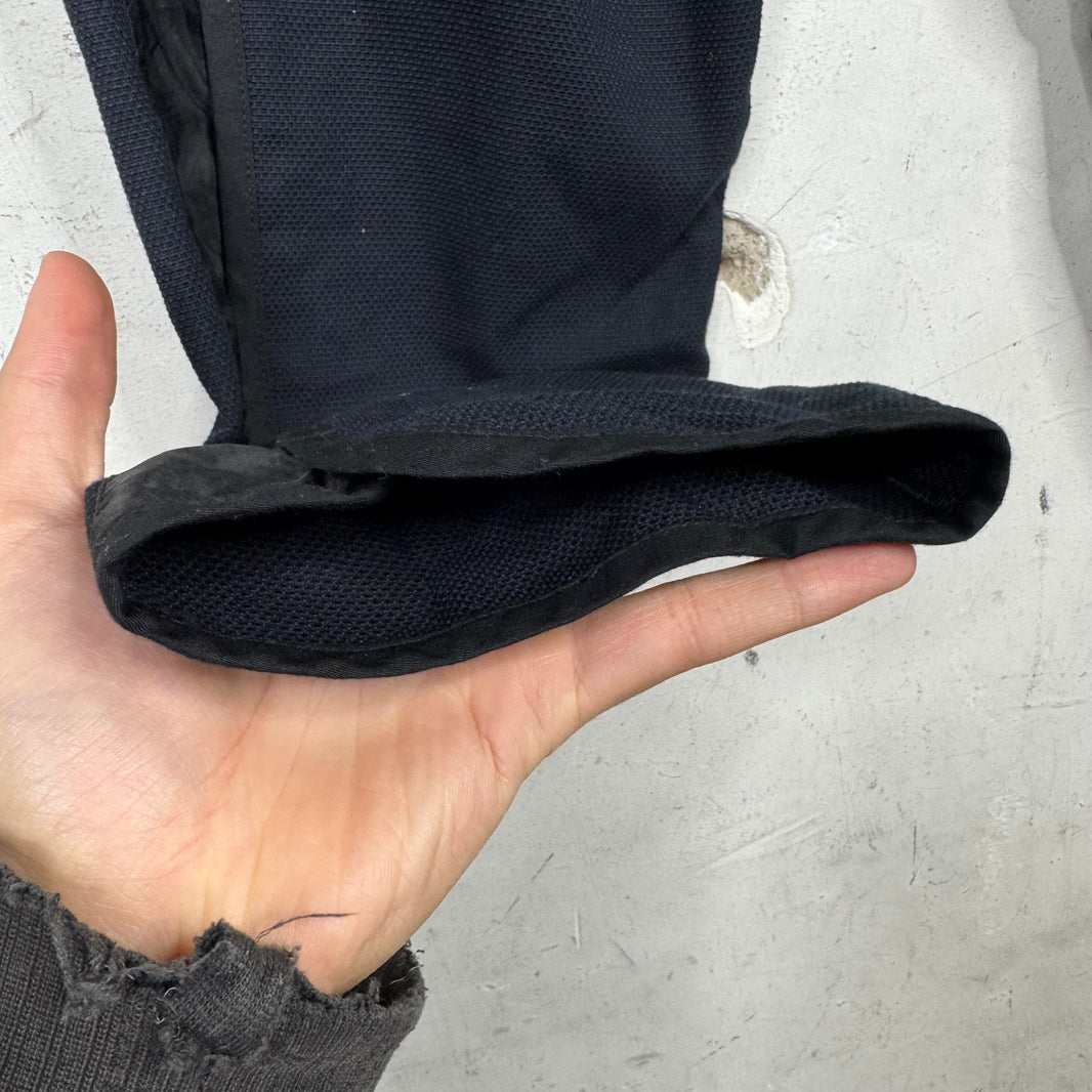 Dries Van Noten Navy Blue Apron Track Pants