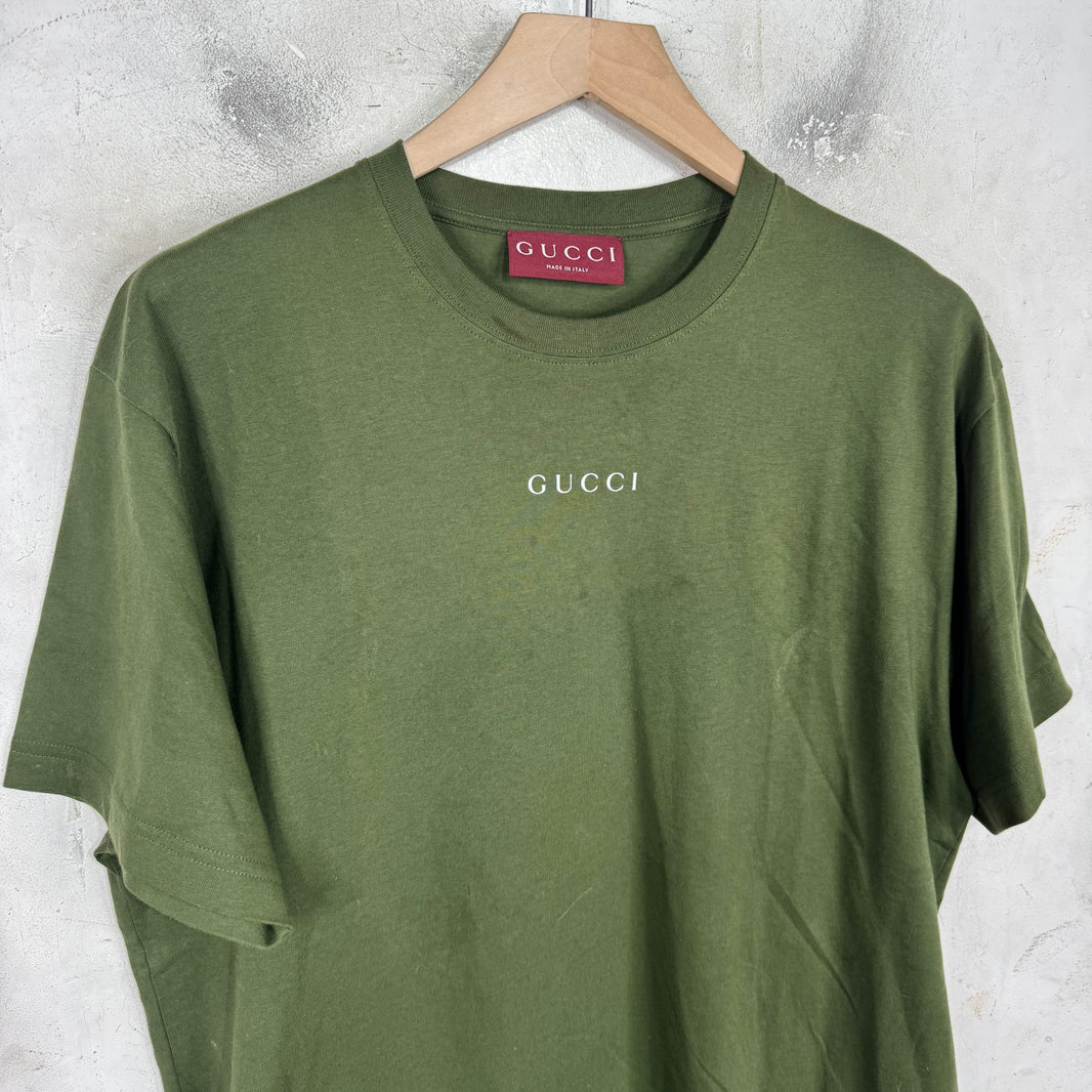 Gucci Olive Logo T-Shirt