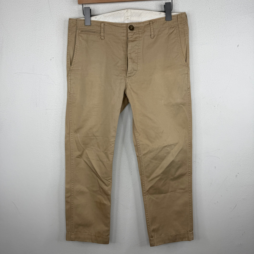 Visvim Tan Buckleback Chinos