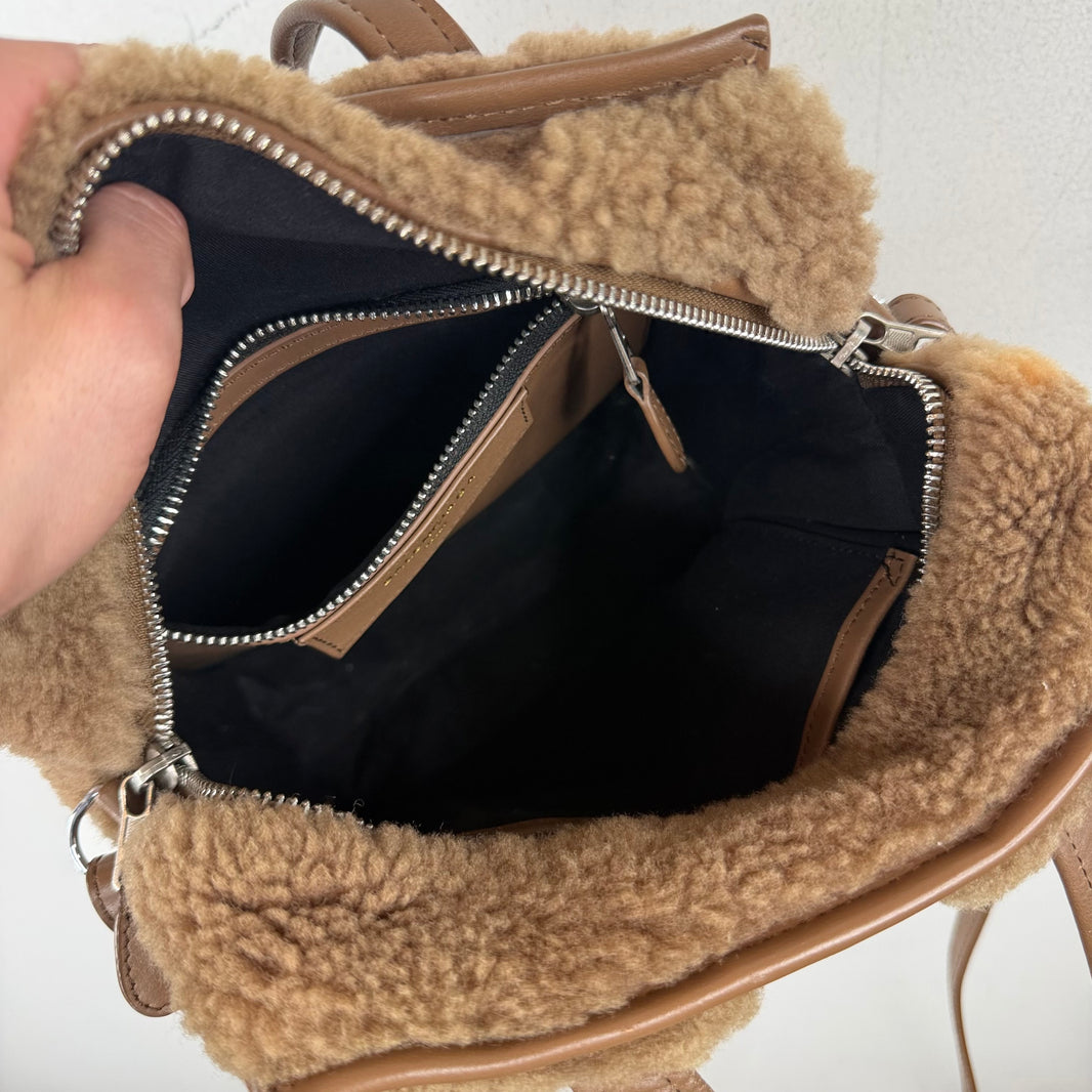 Balenciaga Shearling Bazar Mini Bag