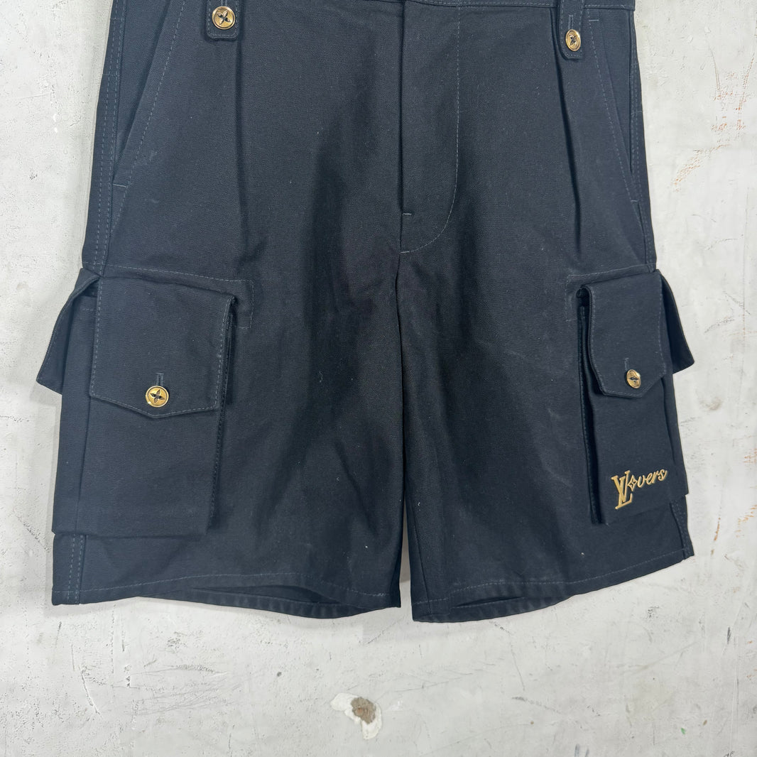 Louis Vuitton Lovers Heavy Canvas Cargo Shorts