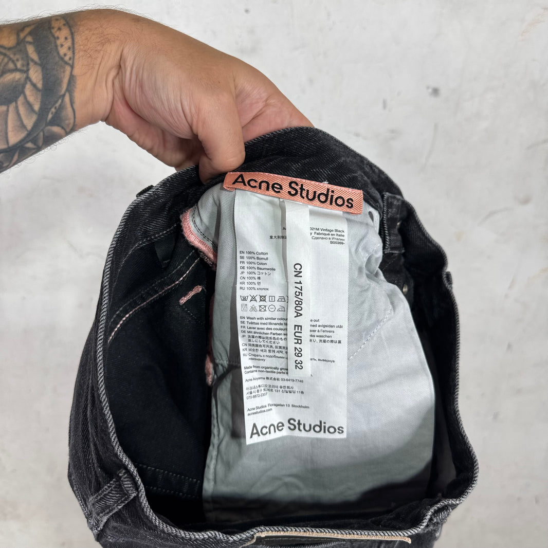 Acne Studios Vintage Black Bootcut Jeans