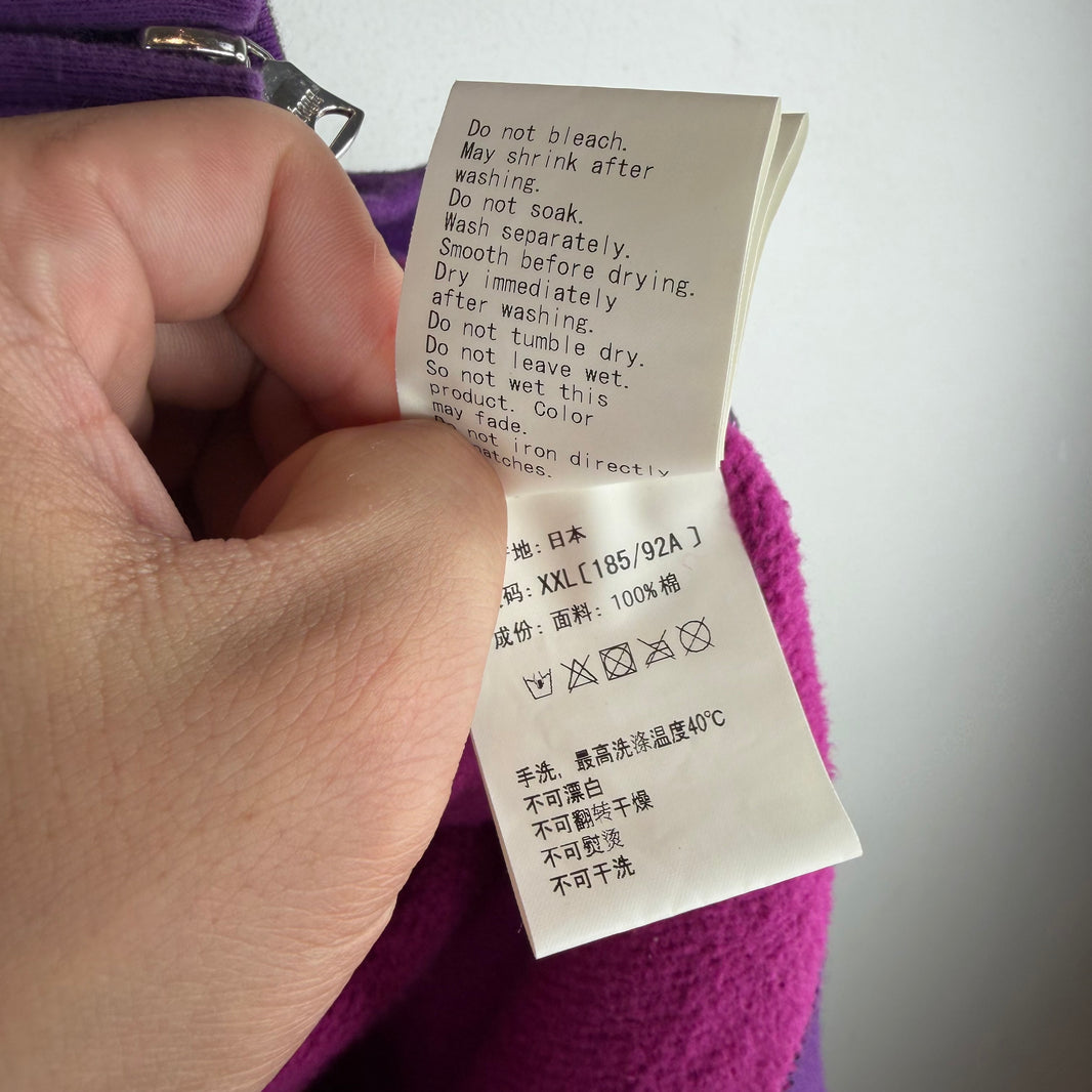 Bape Purple Shark Full Zip Hoodie