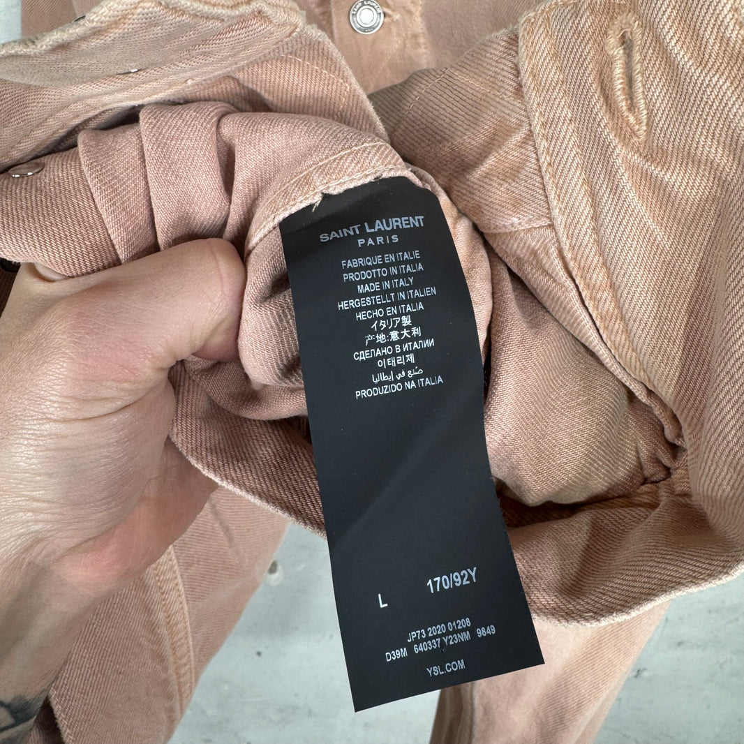 Saint Laurent Salmon Denim Jacket