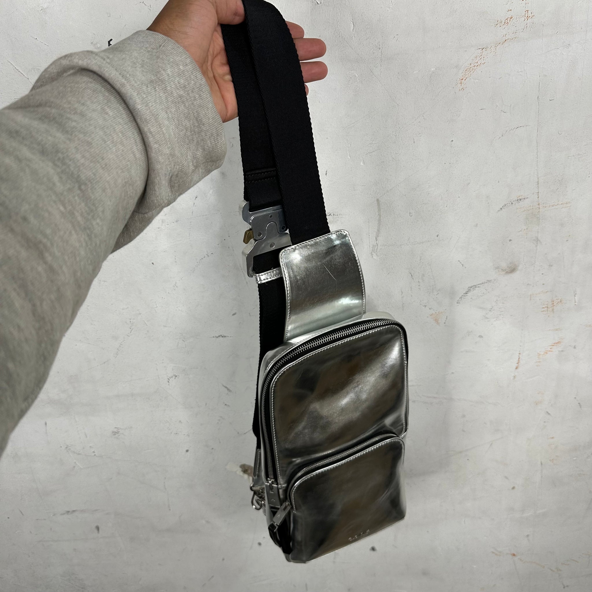 Alyx Silver 2-Pocket Sidebag