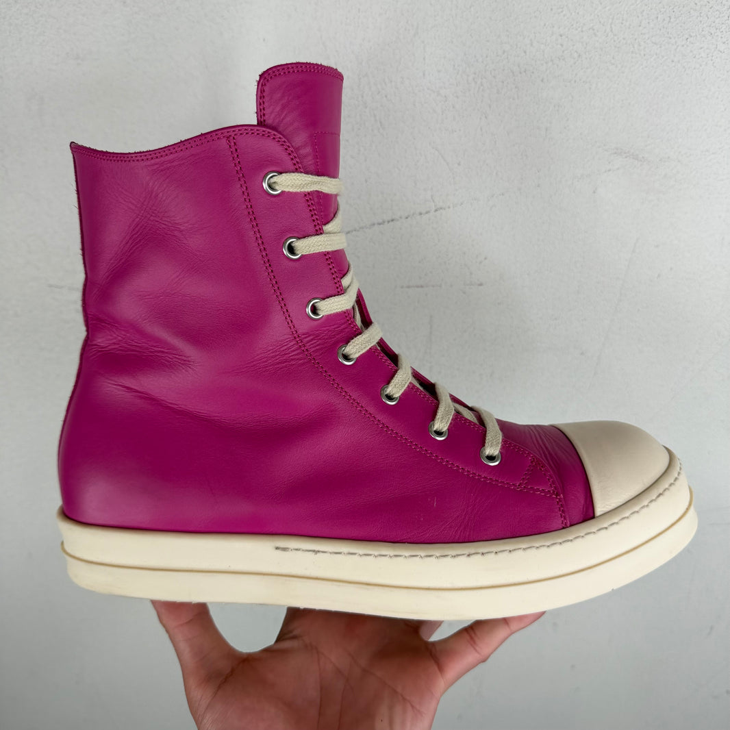 Rick Owens Hot Pink Leather Ramones