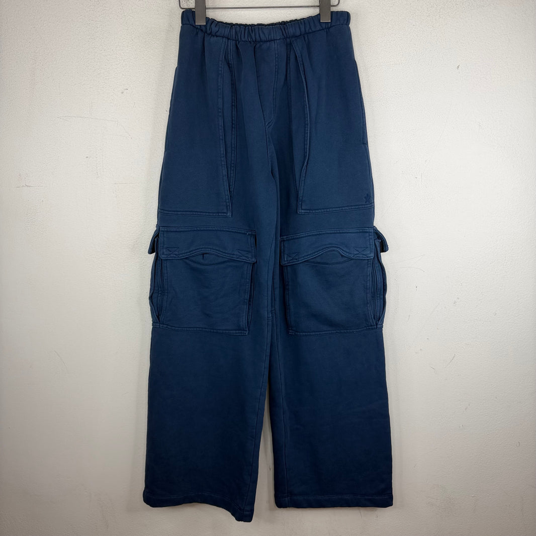 Greg Ross Navy Baggy Cargo Sweatpants