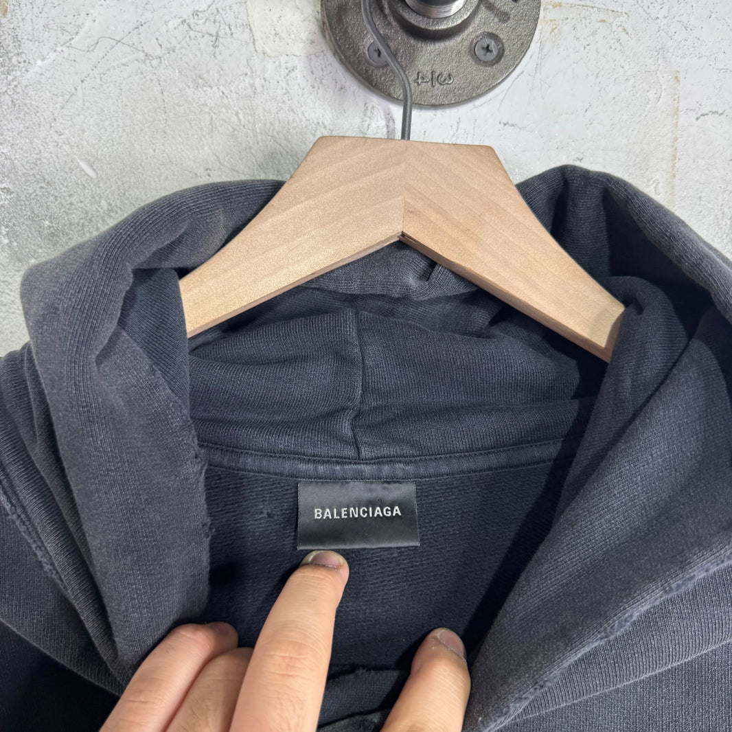 Balenciaga Loop Logo Tape Hoodie