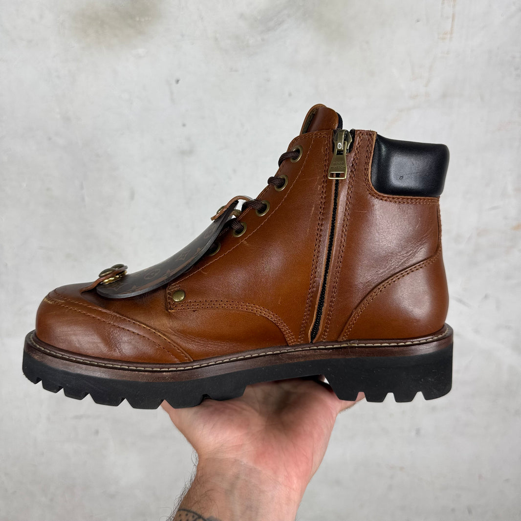 Louis Vuitton x Human Made Lace Up Boots