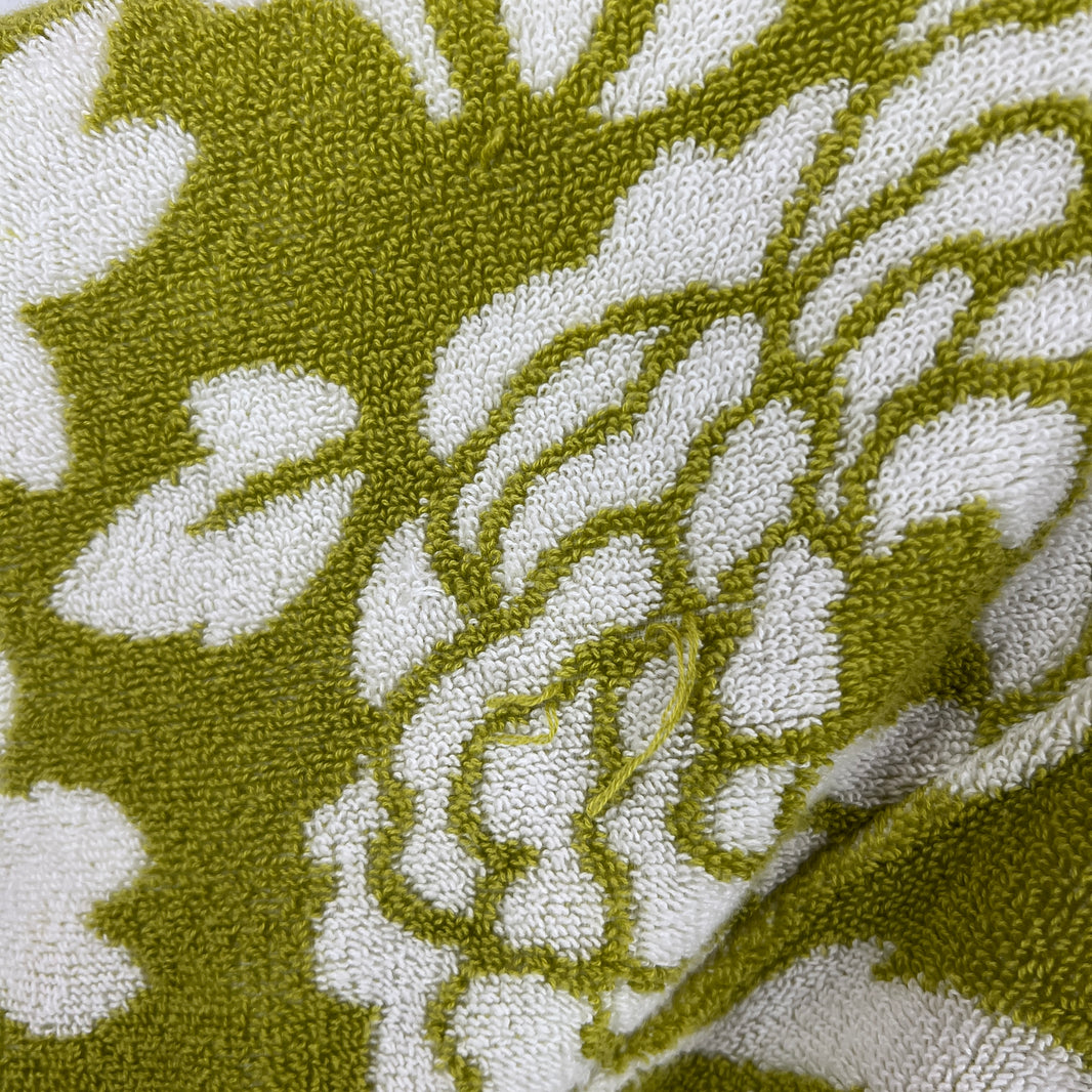 Prada Floral Green Terry Cloth Hoodie
