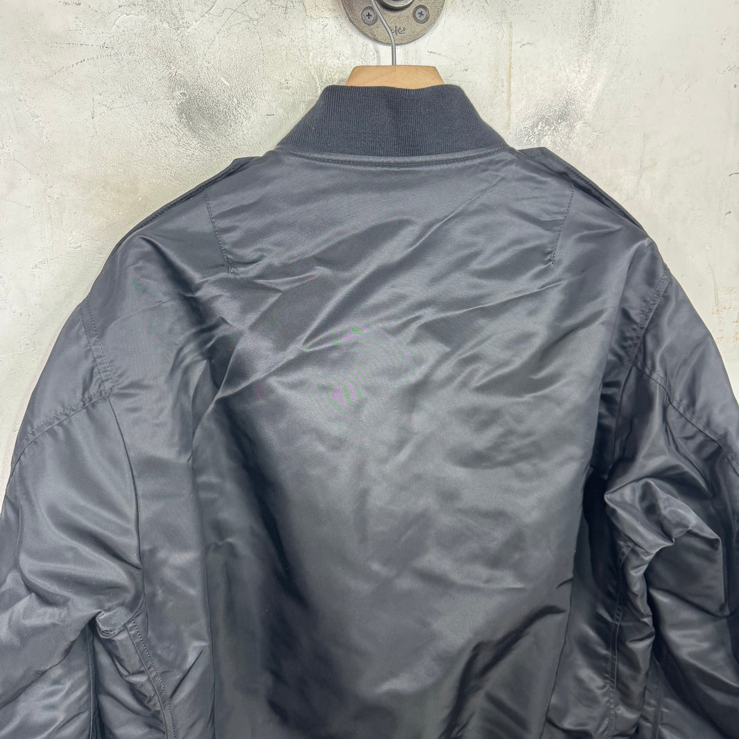 Celine Epaulette Bomber Nylon Jacket