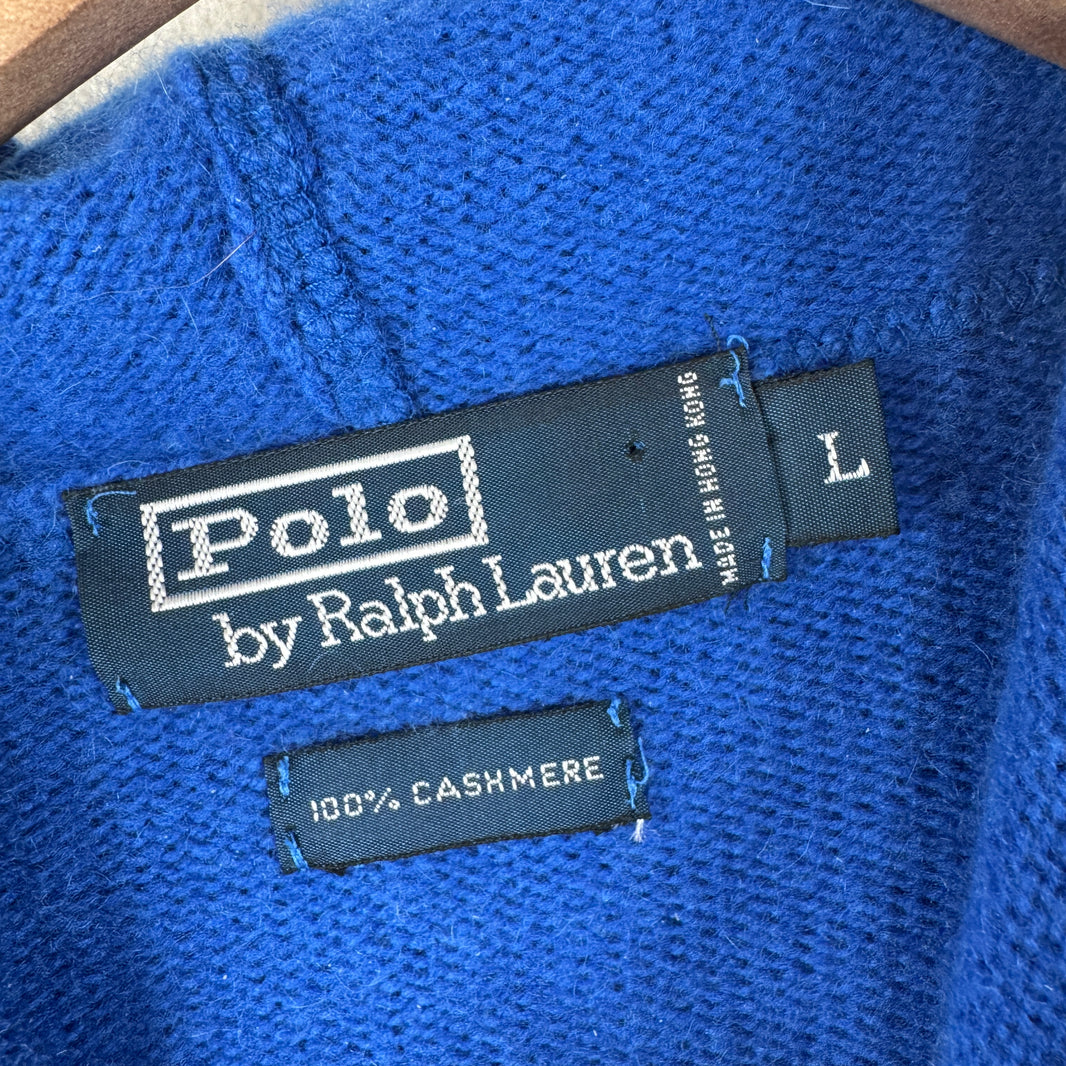 Ralph Lauren Polo Blue Cashmere Hoodie