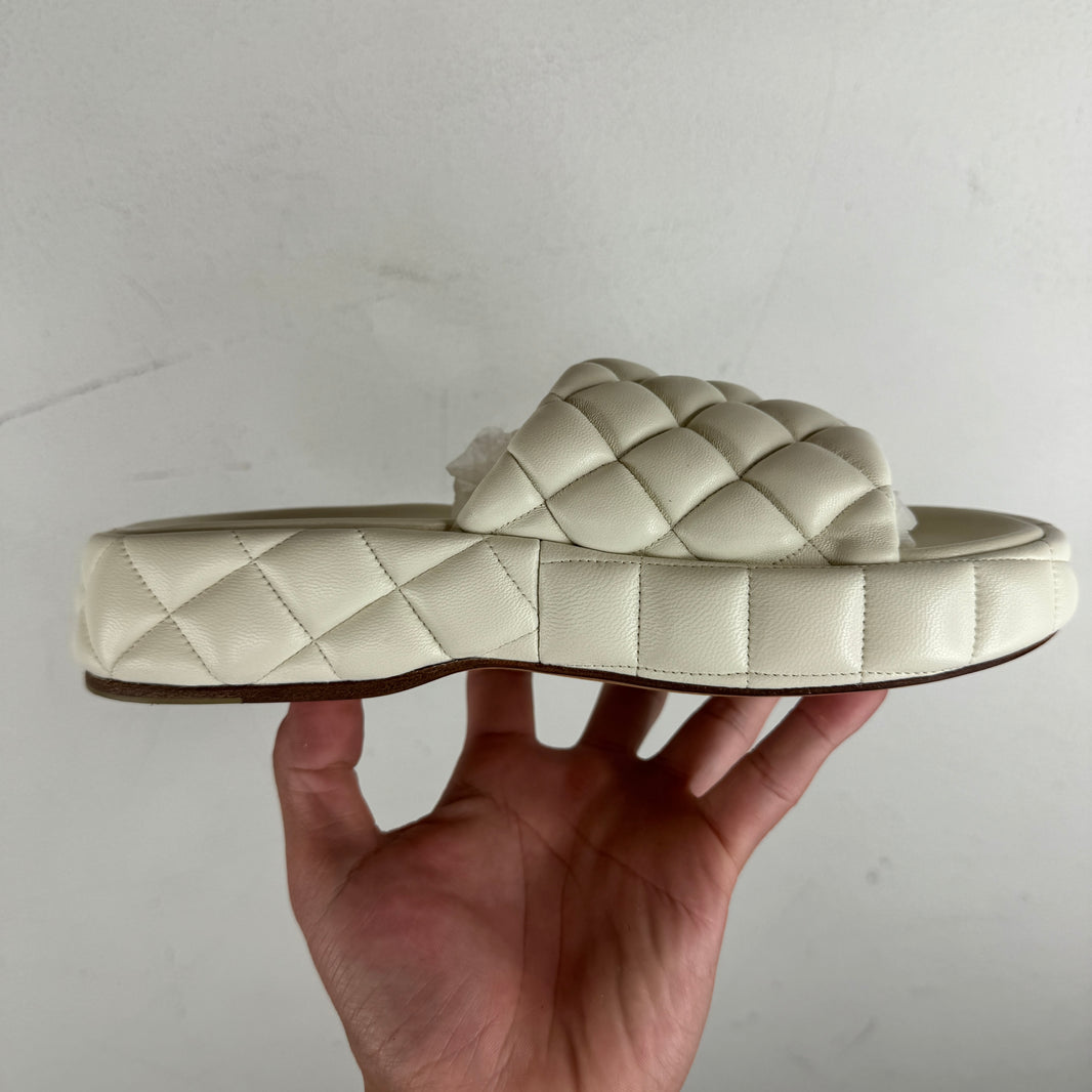 Bottega Veneta Padded Quilted Sandals