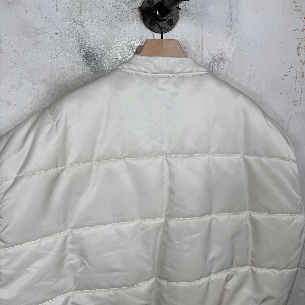 Vetements x Alpha Industries White Bomber Vest