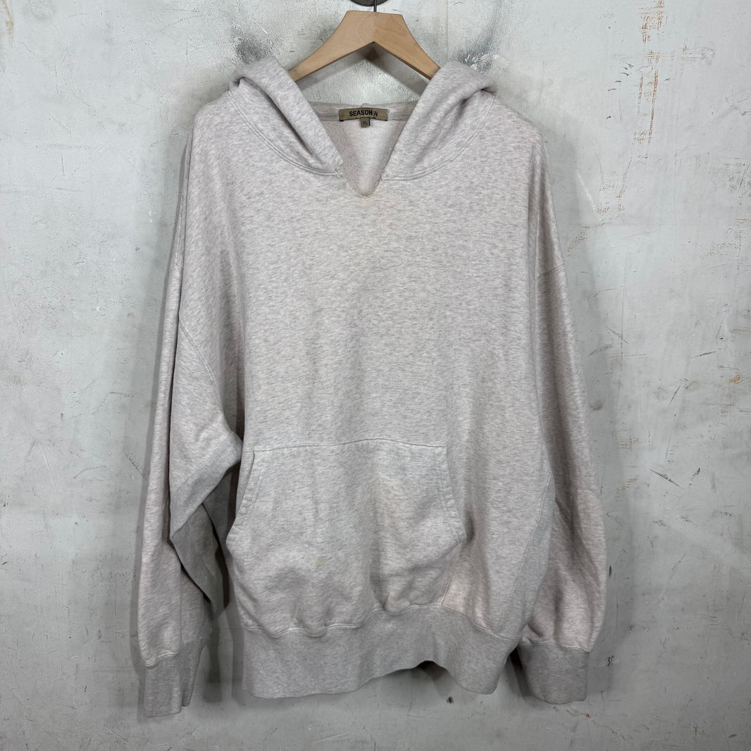 Yeezy Season 4 Cut Heather Grey Hoodie