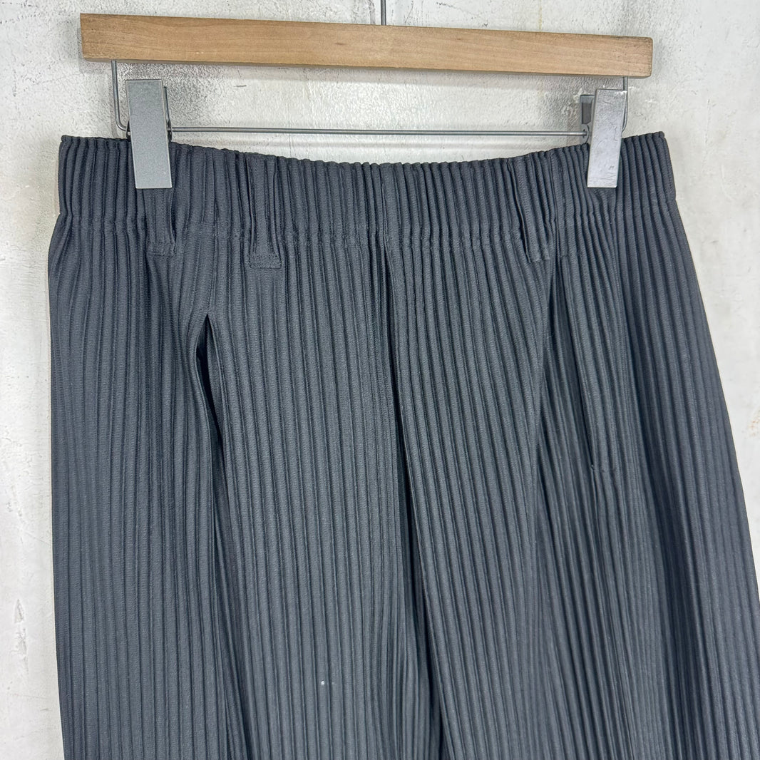Issey Miyake Black Skirted Pleates Shorts