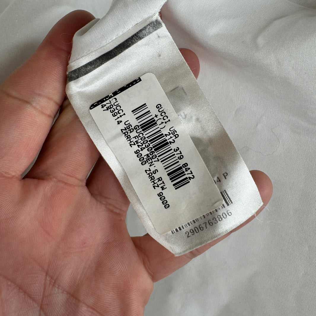 Gucci Sample White Button Up LS Dress Shirt