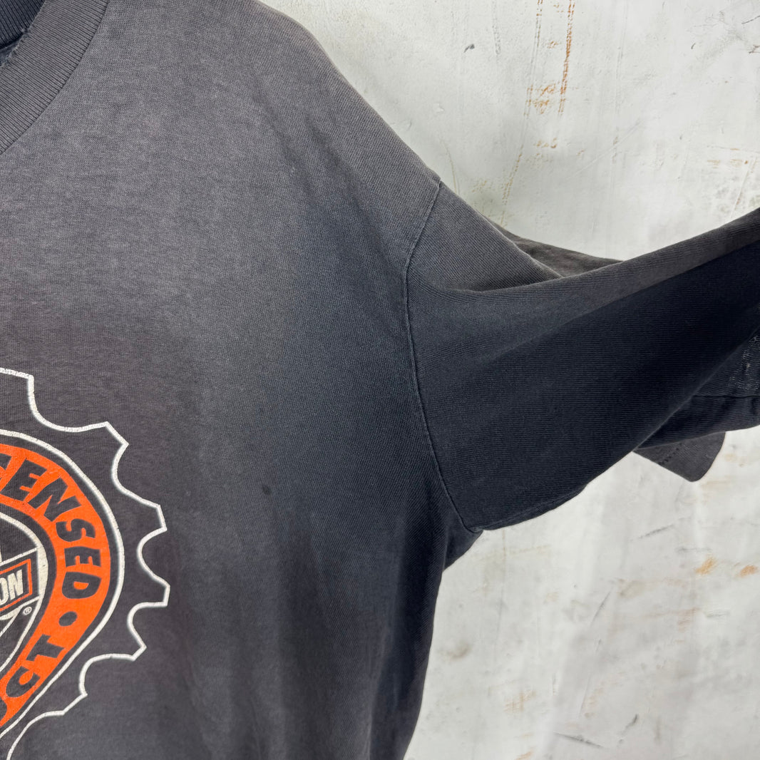 Vintage Harley Davidson Smoked Emblem T-Shirt