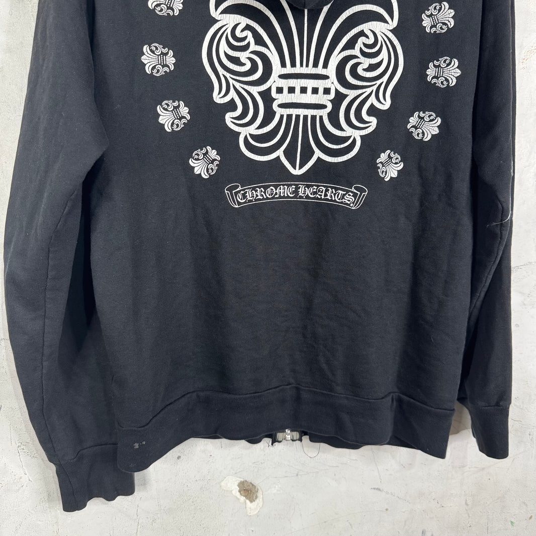 Chrome Hearts Fleur Zip Hoodie