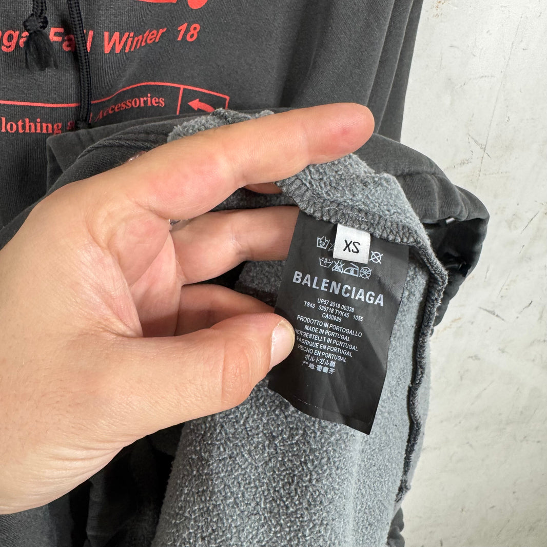 Balenciaga Faded Europa Hoodie