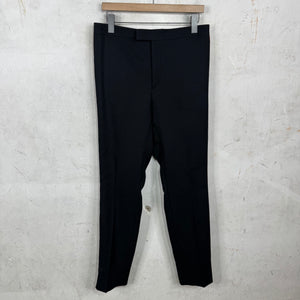 Saint Laurent Red Striped Black Trousers