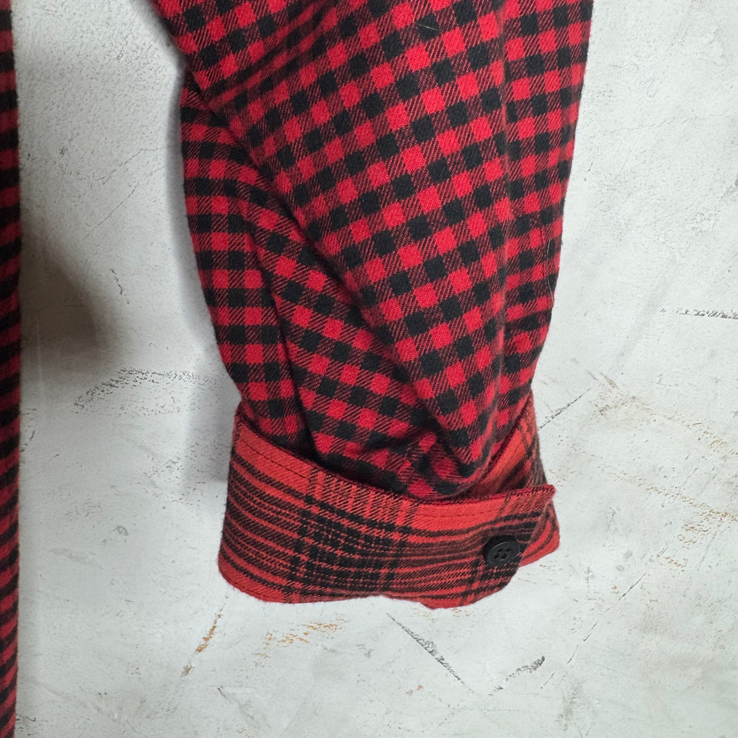 Balenciaga Red Plaid Flannel
