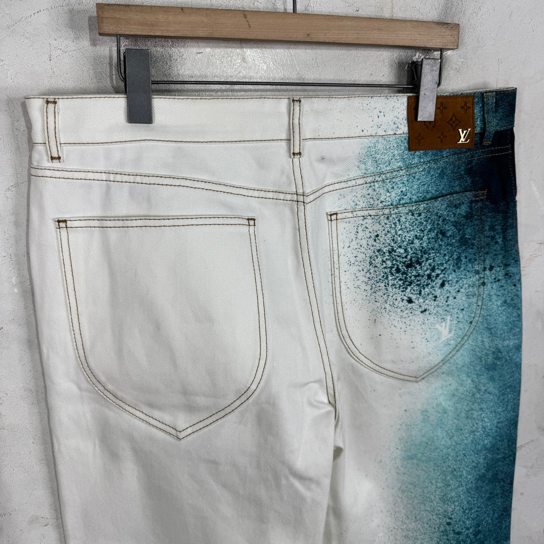 Louis Vuitton Monogram Spray Jeans