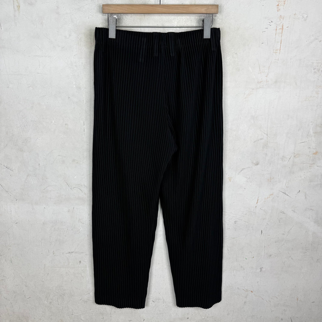 Issey Miyake Black Homme Plisse Trousers