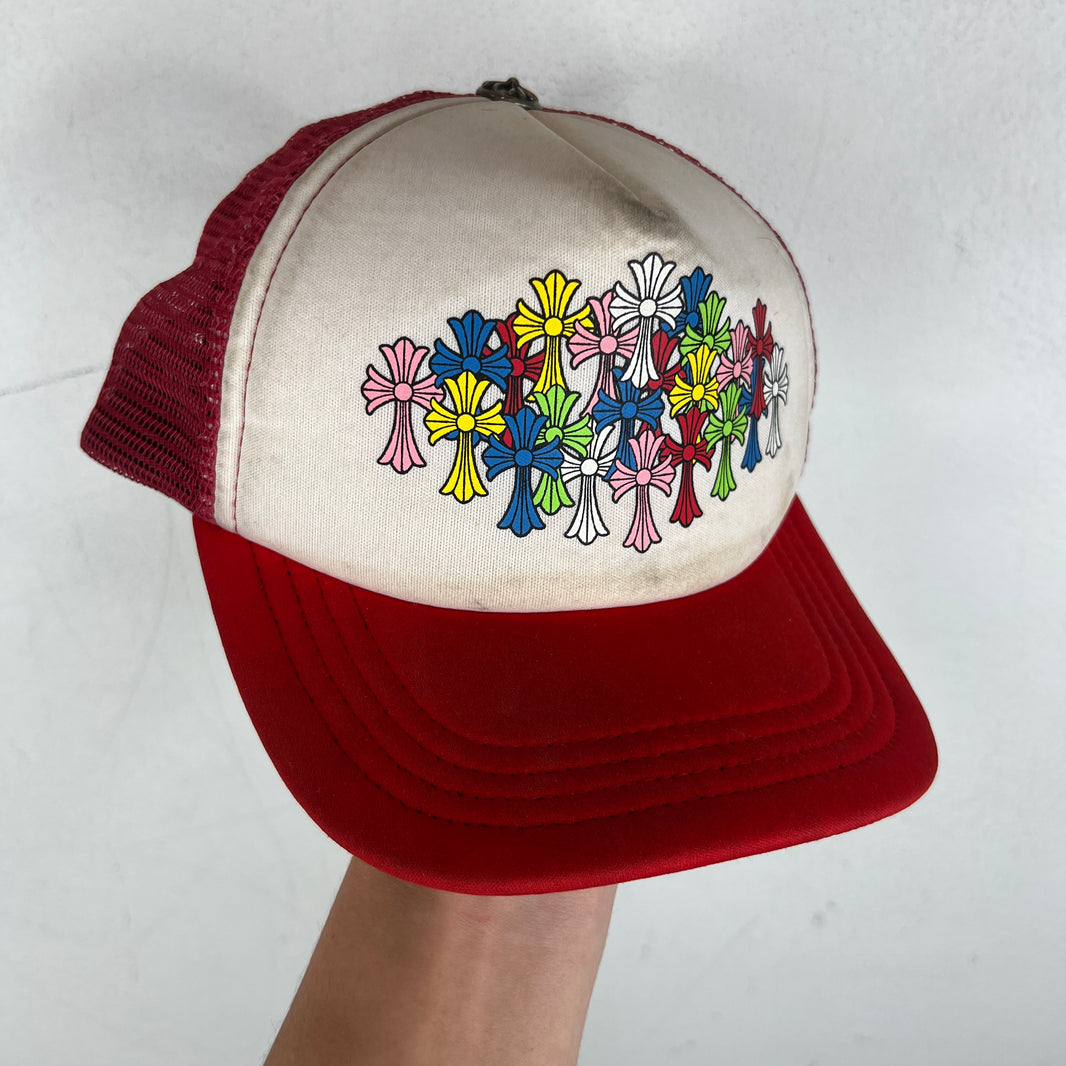 Chrome Hearts Smoked Multicolor Cross Snapback