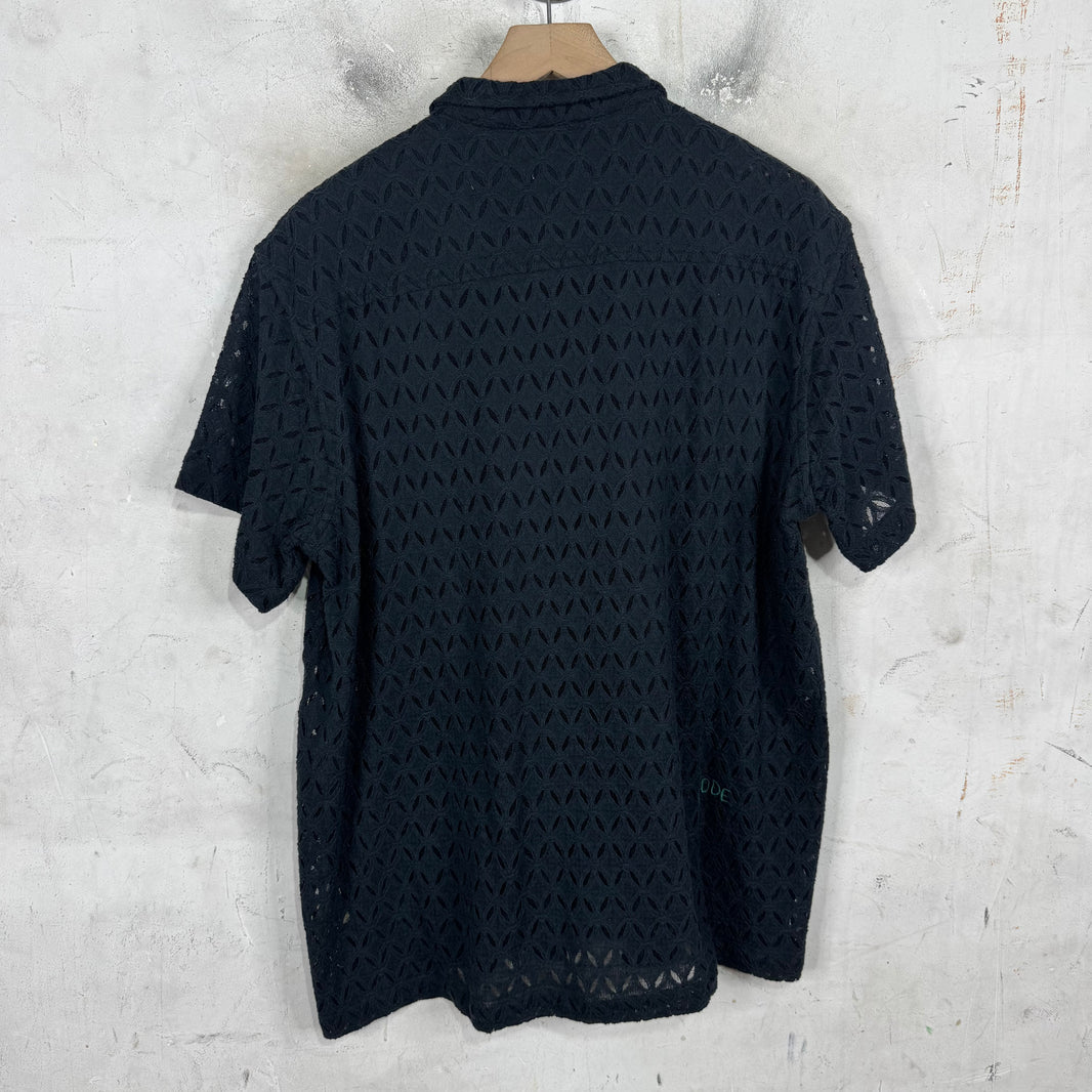 Bode Black Lace Shirt