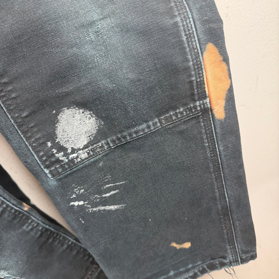 Vintage Smoked Carhartt Black Double Knee Jeans