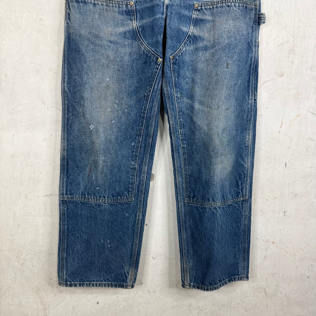 Vintage Carhartt Faded Denim Double Knees