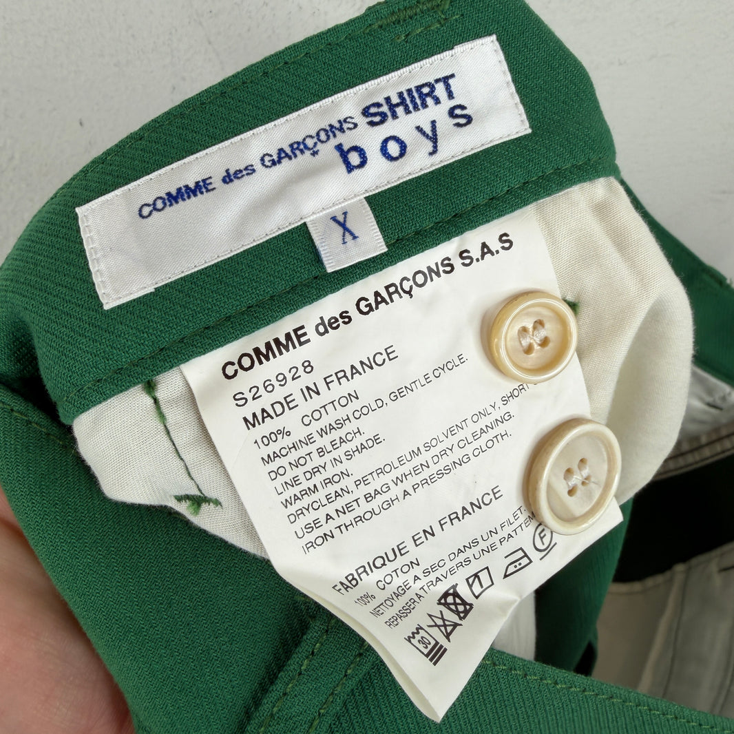 CDG Boys Green Trousers