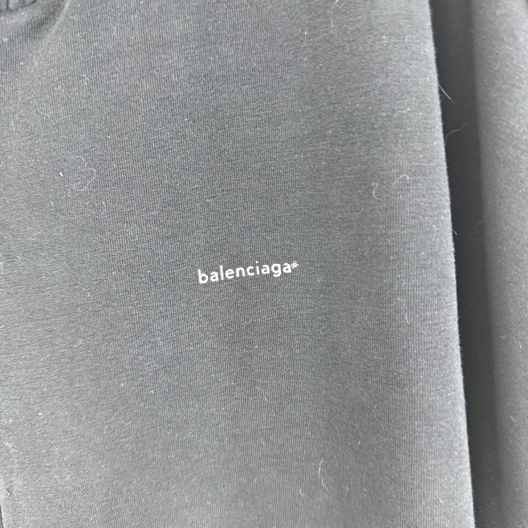 Balenciaga Copyright Logo Zip-Up Hoodie