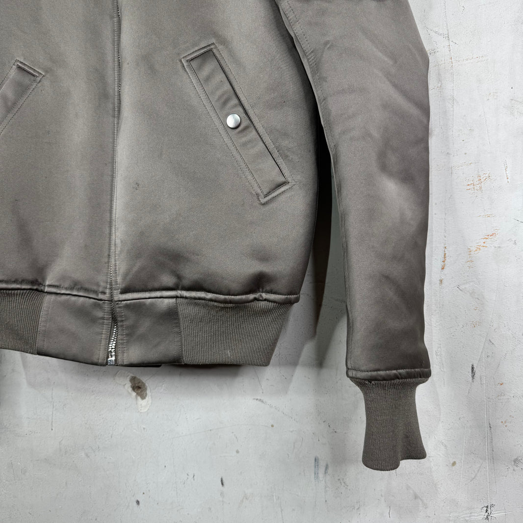 Rick Owens Grey Bomber Jacket
