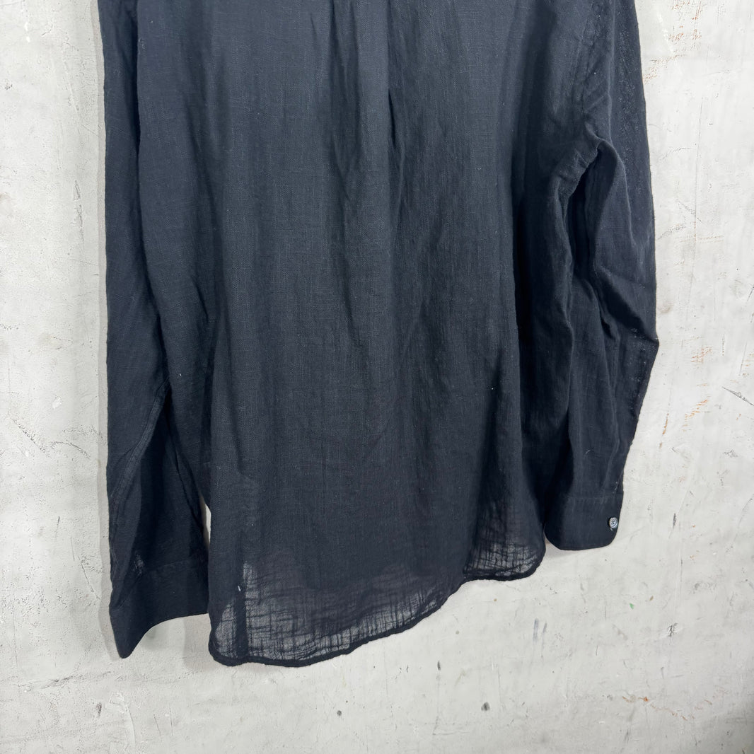 Our Legacy Black Linen Coco Shirt