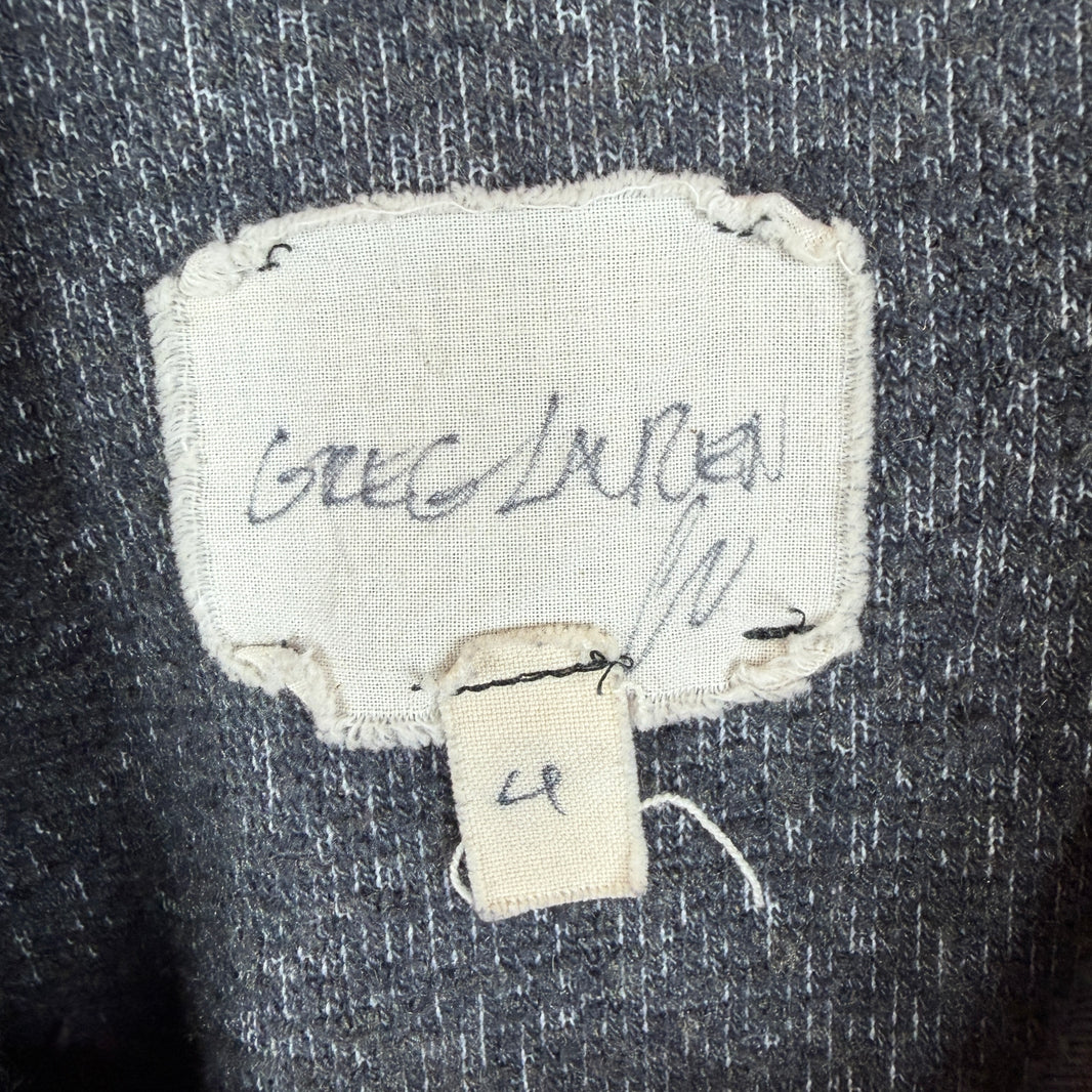 Greg Lauren Inside Out Grey Hoodie