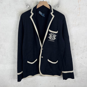 Ralph Lauren Cotton/Cashmere Knitted Blazer