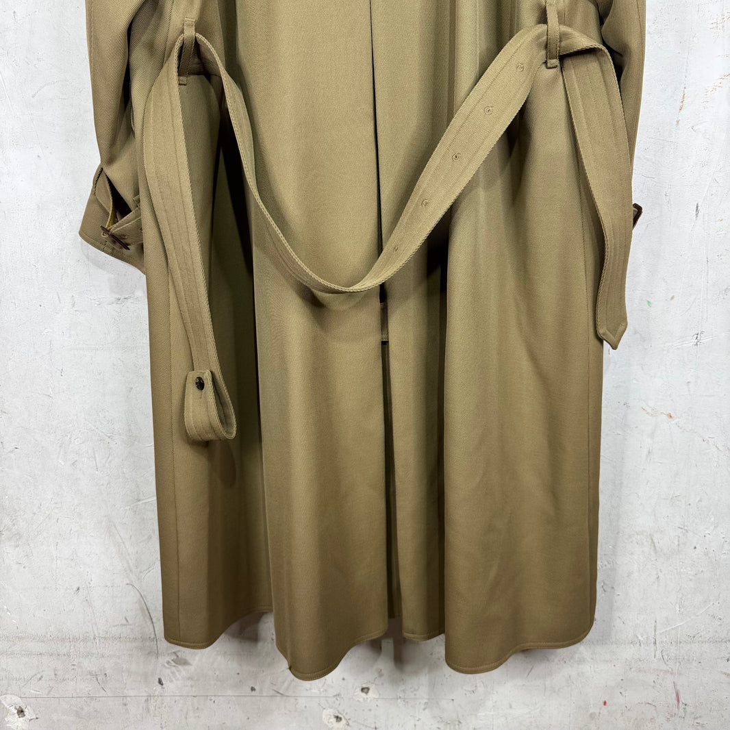 Gucci Heavy Gold Hardware Long Trench Coat