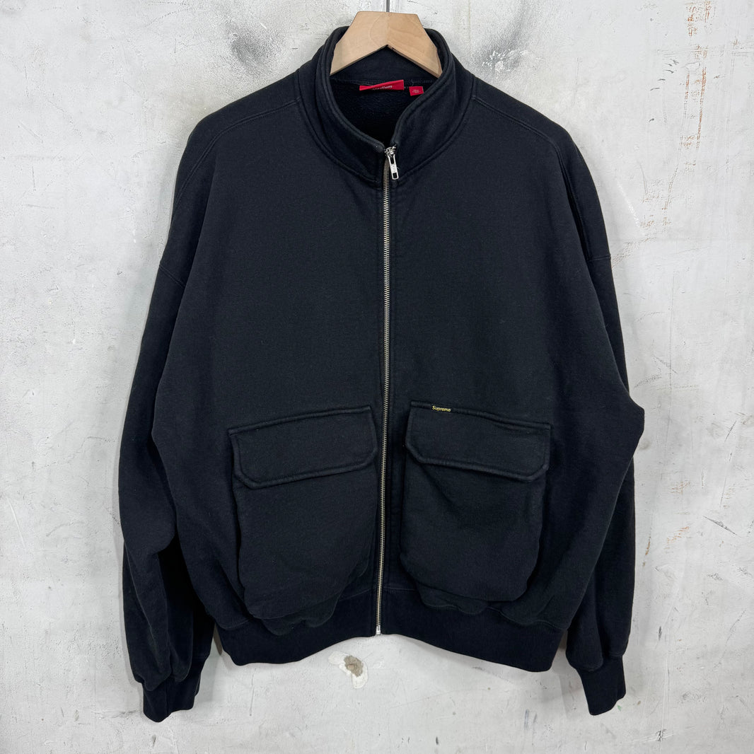Supreme Double Pocketed Full Zip Sweatshirt