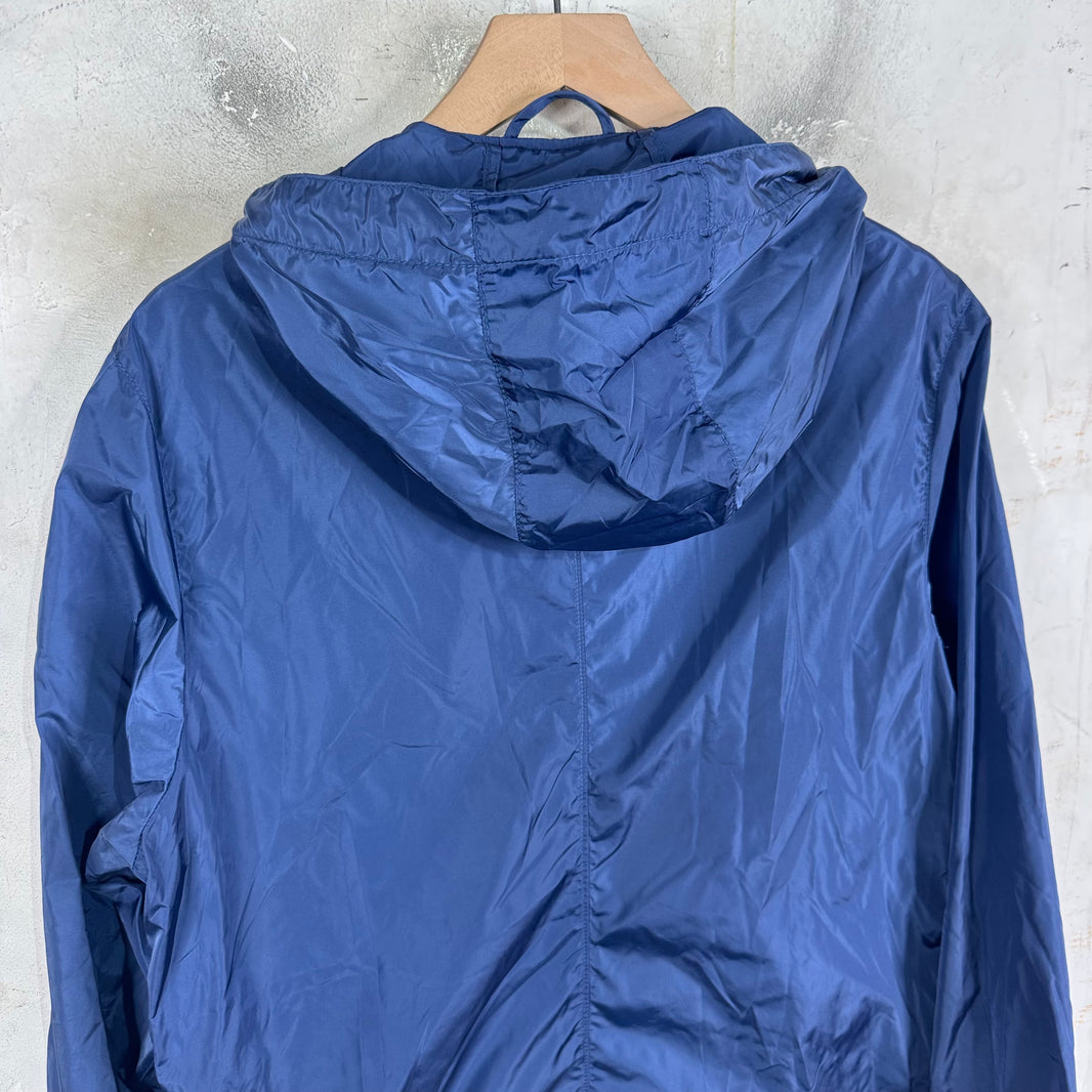 Prada Renylon Plaqued Navy Track Jacket