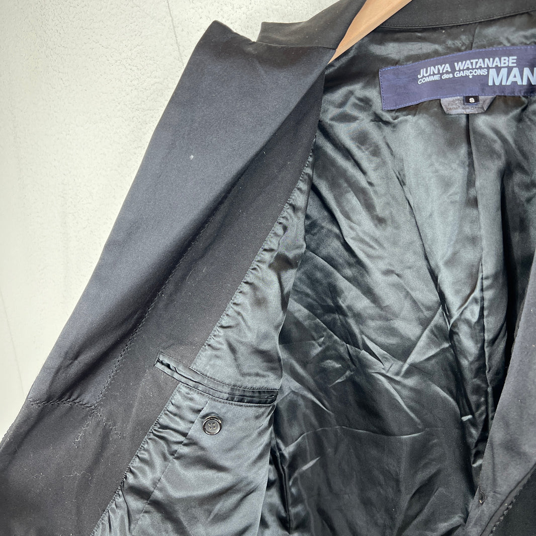 CDG Junya Watanabe Black Trench Coat