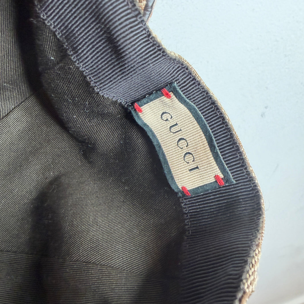 Gucci Beige Monogram Hat